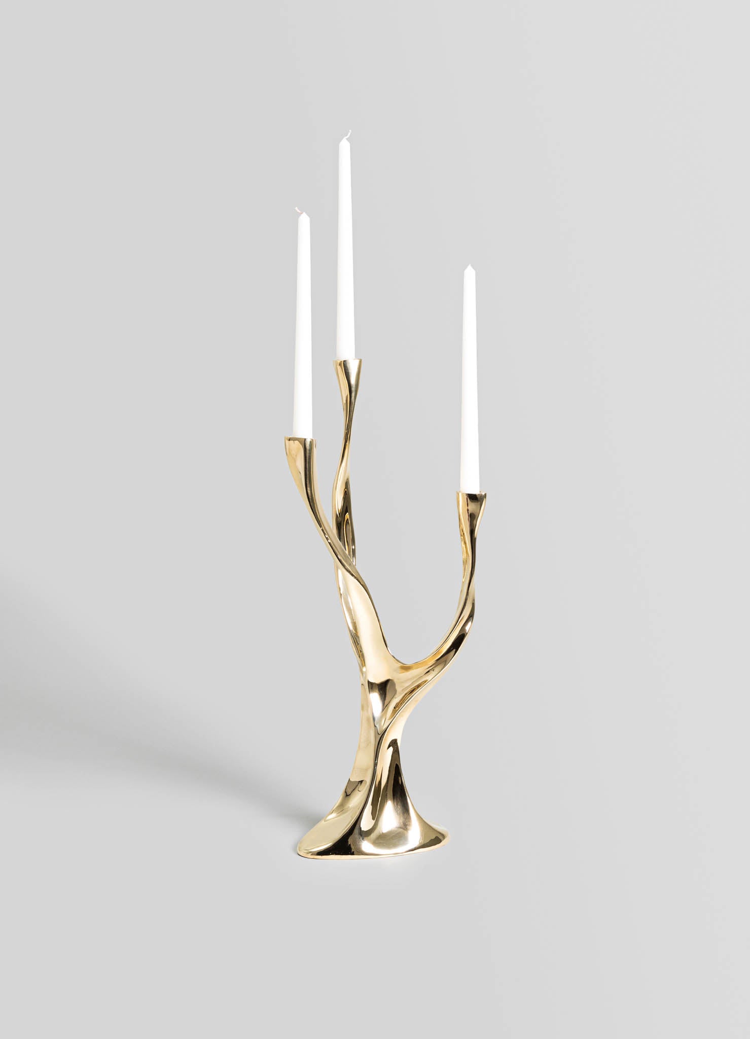 brass tree shape candle stand