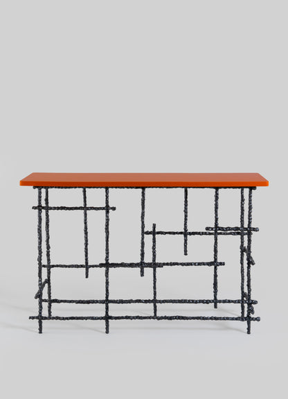 Forged Rod Console Table