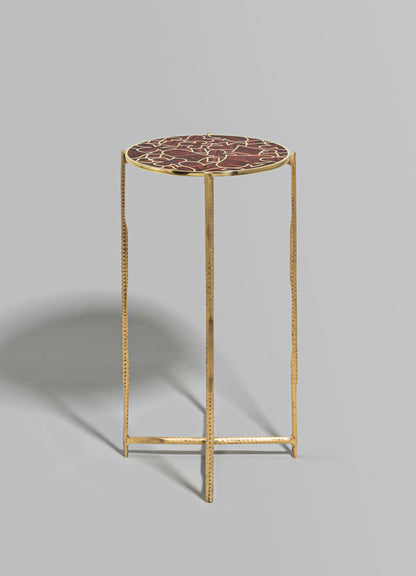 Rummy Brown Side Table