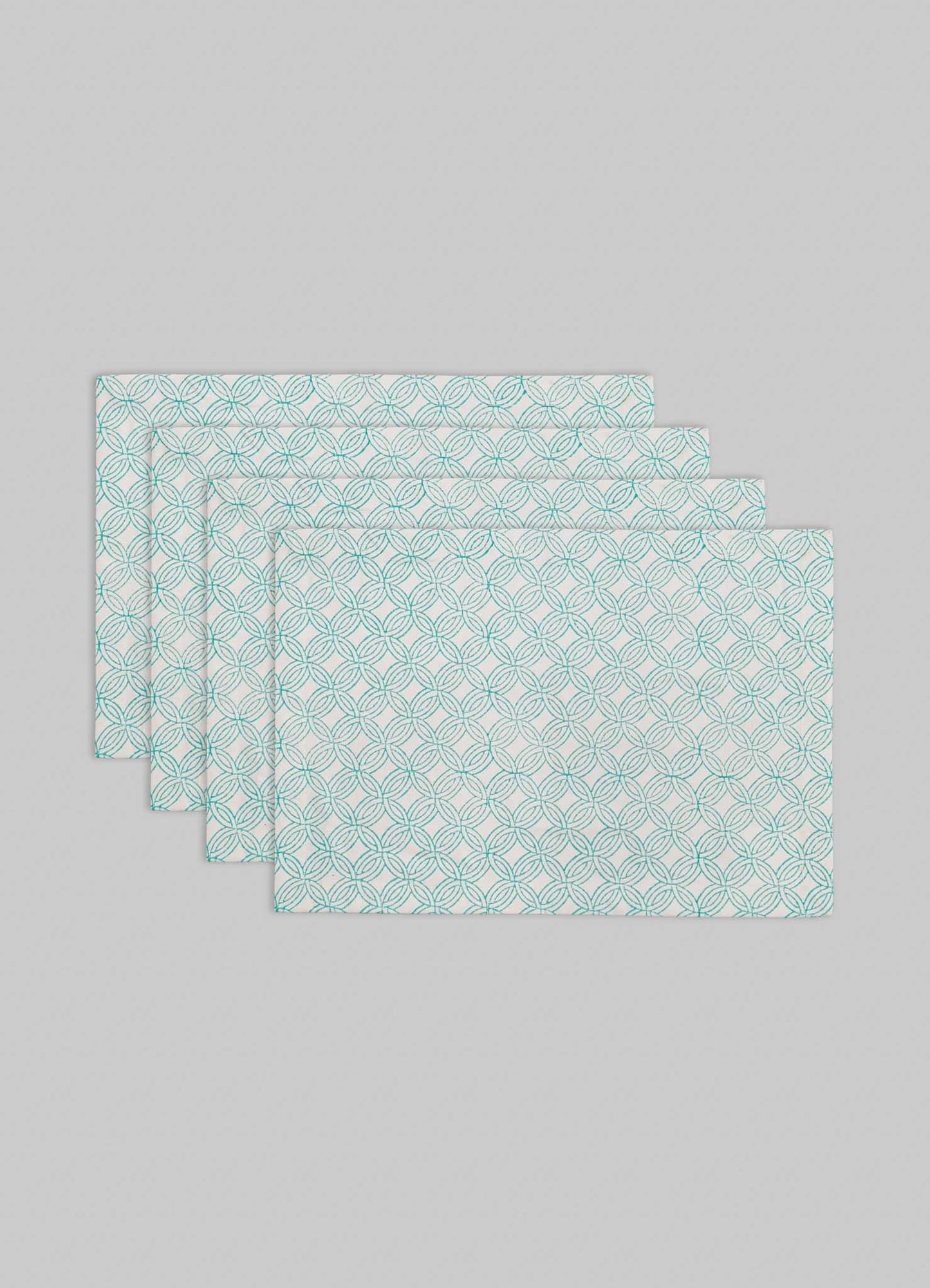 Paigah Aqua Placemats - Set of 4