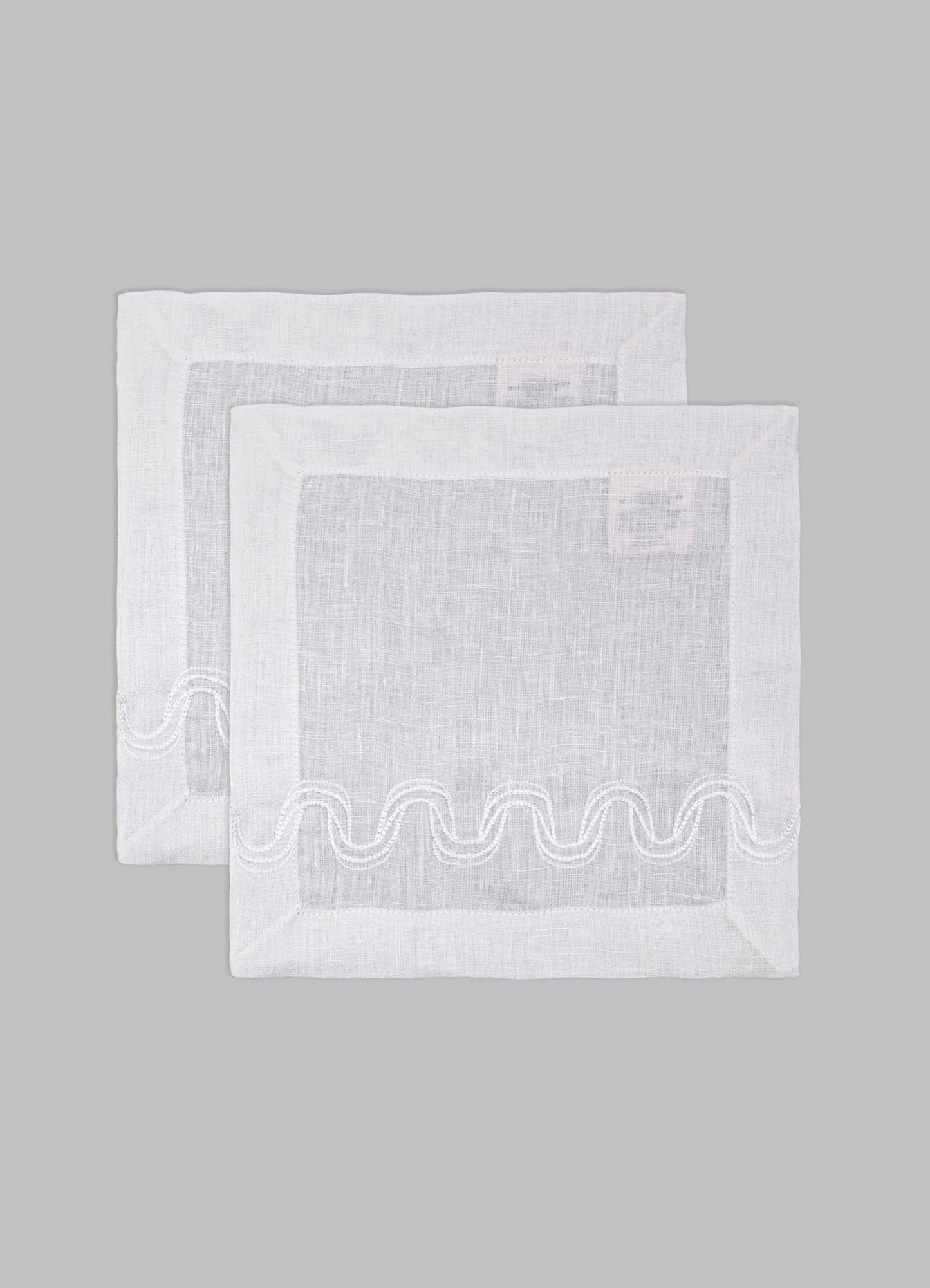 luxury white beverage napkins