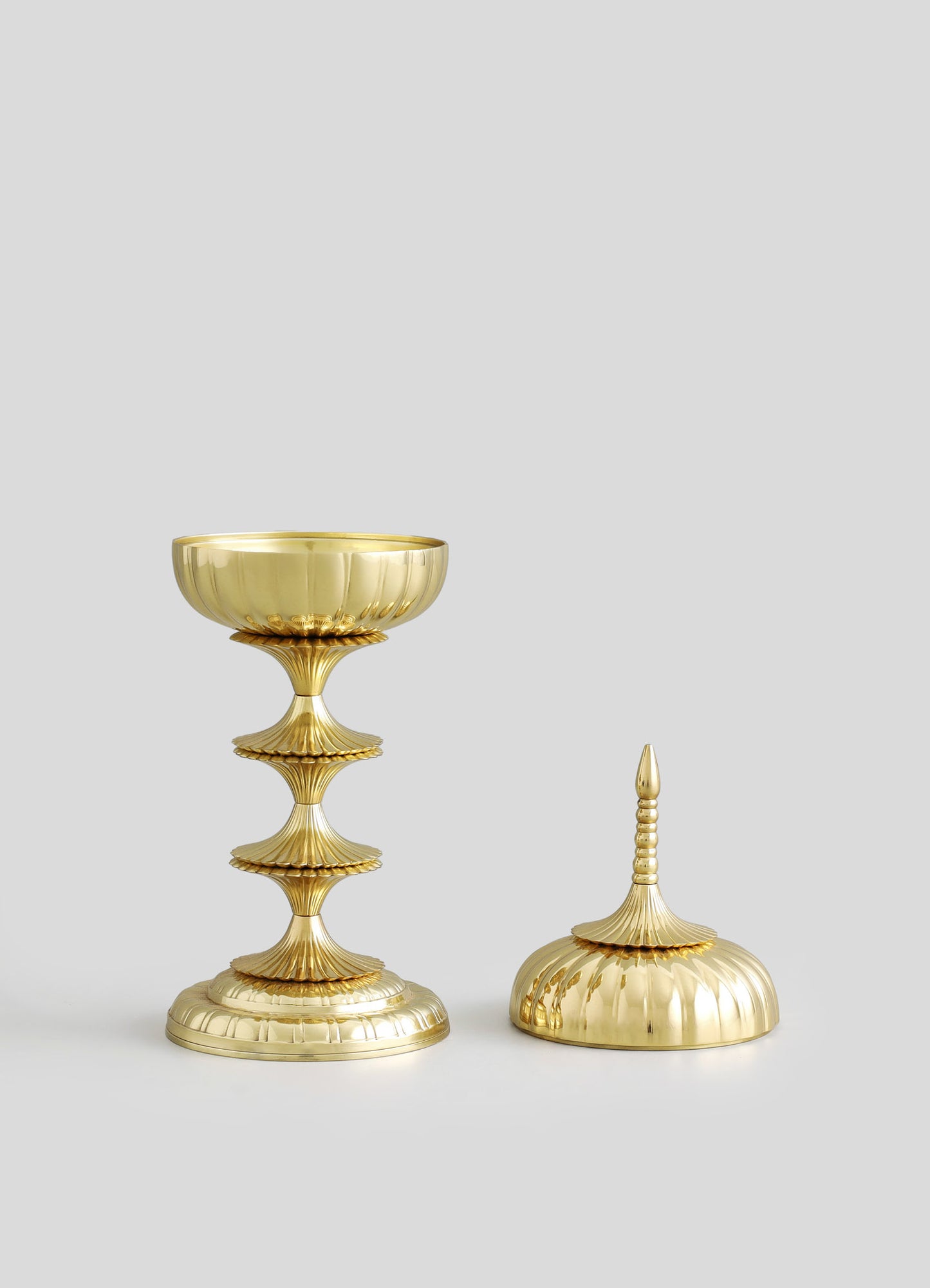 Hawa Mahal Gold Finial Bowl Large