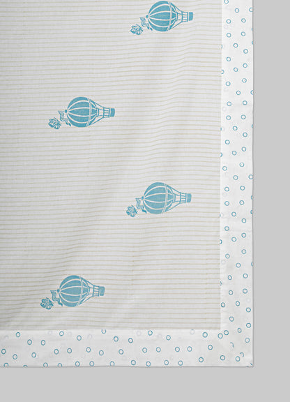 Mela Blue Flat Sheet