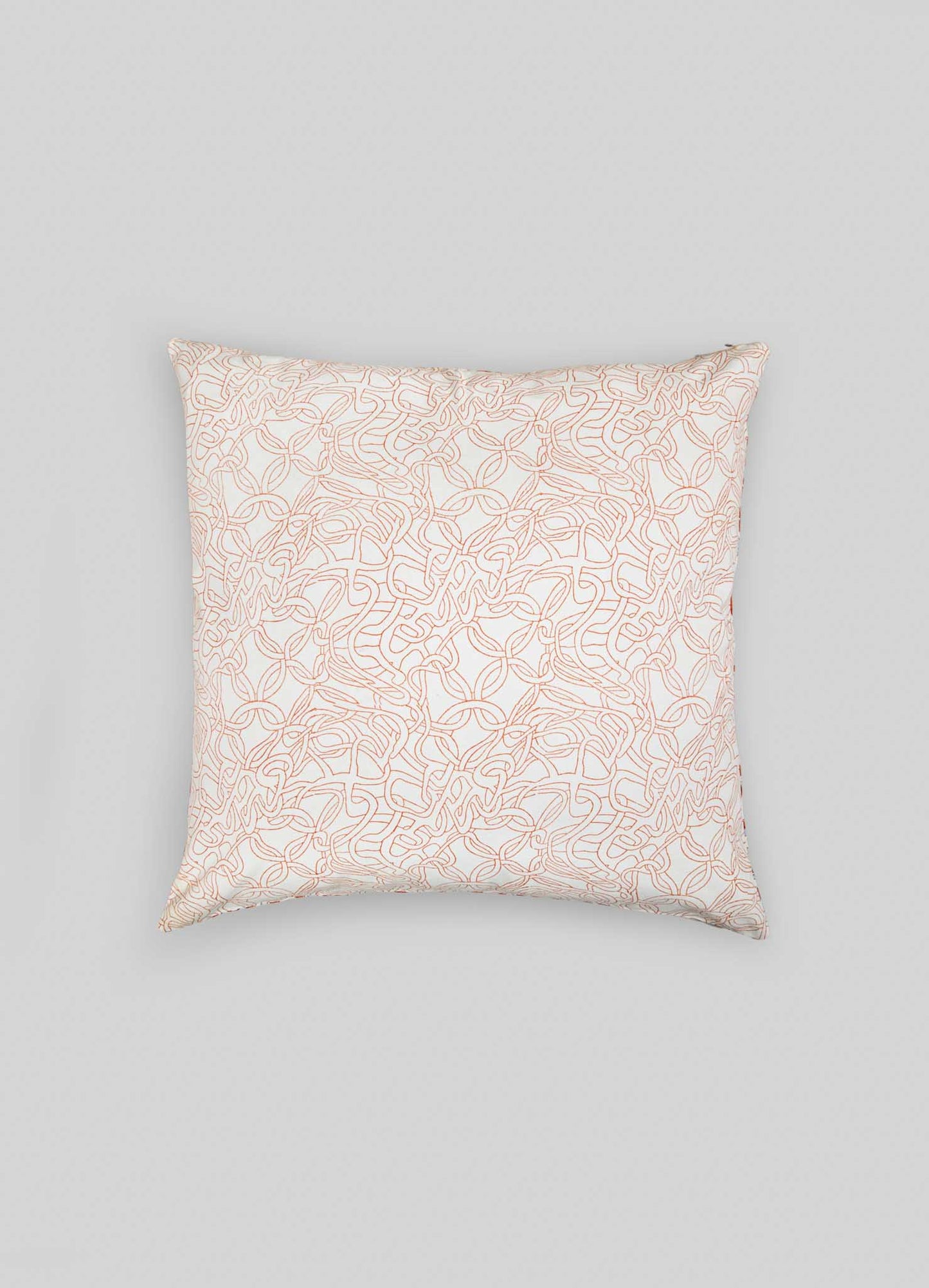 Paigah Orange & Blue Cushion Cover 18"x18"
