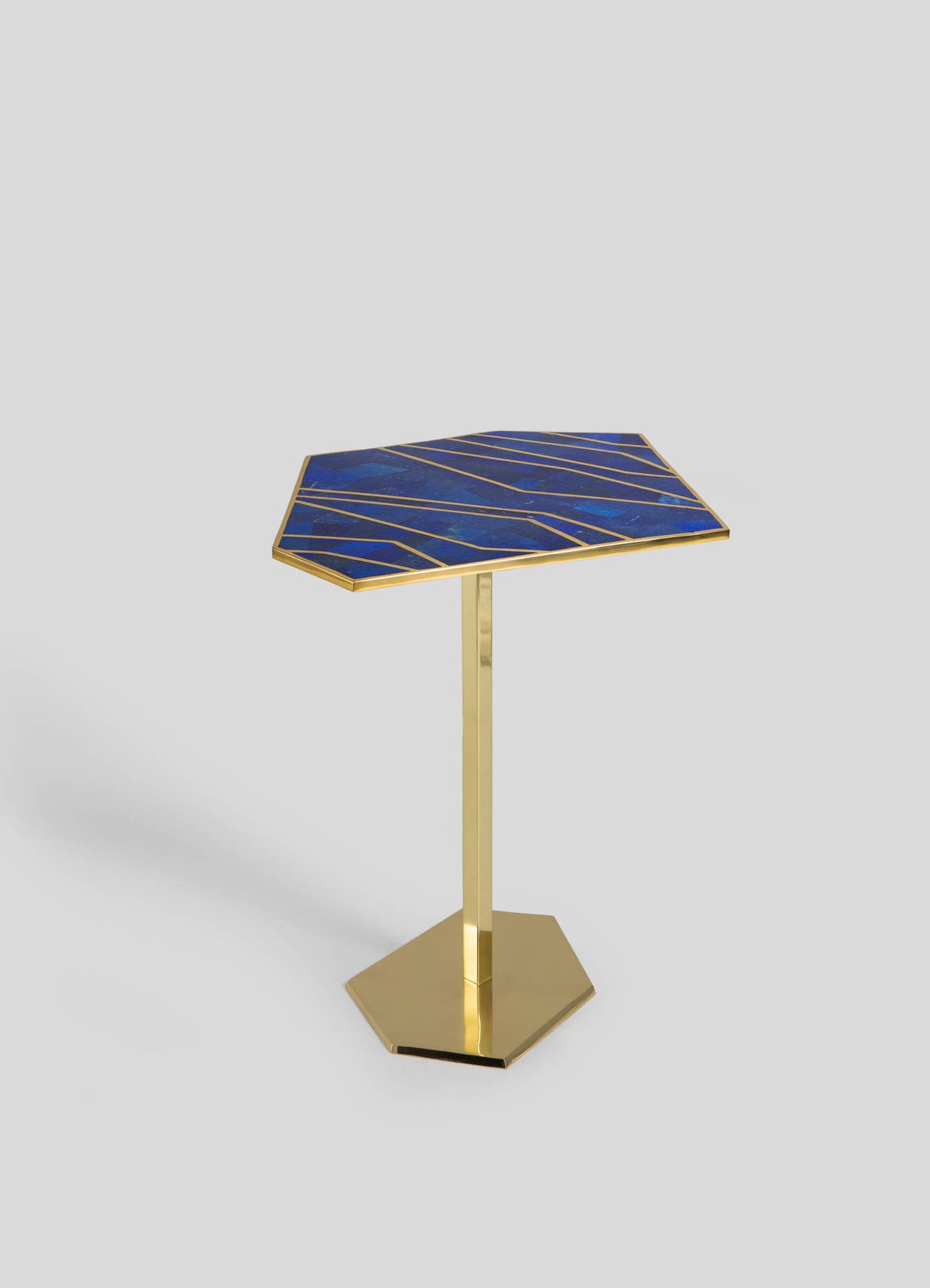 Varanasi Blue Side Table Small