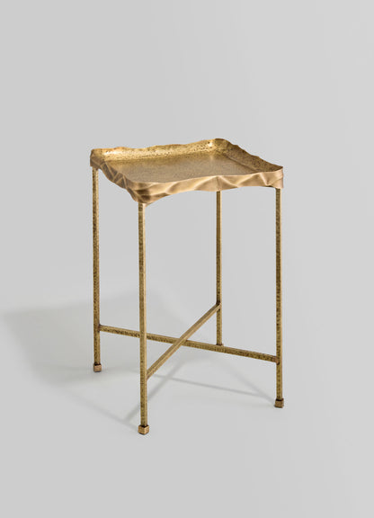 decorative brass tray table