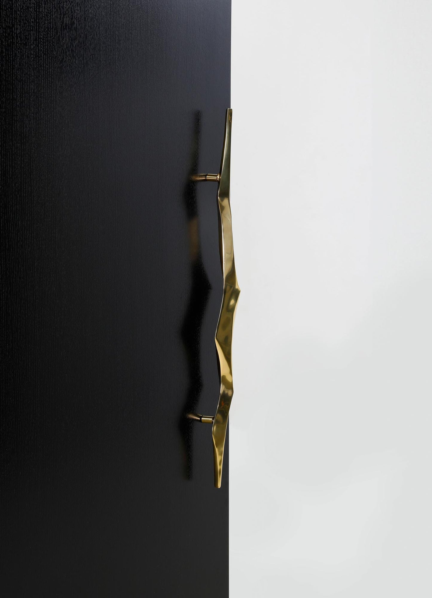 gold finish brass door handle