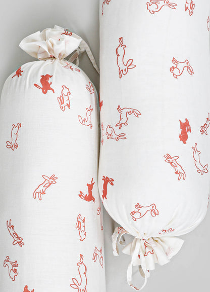 Elephant & Hare Coral Bolsters - Set of 2