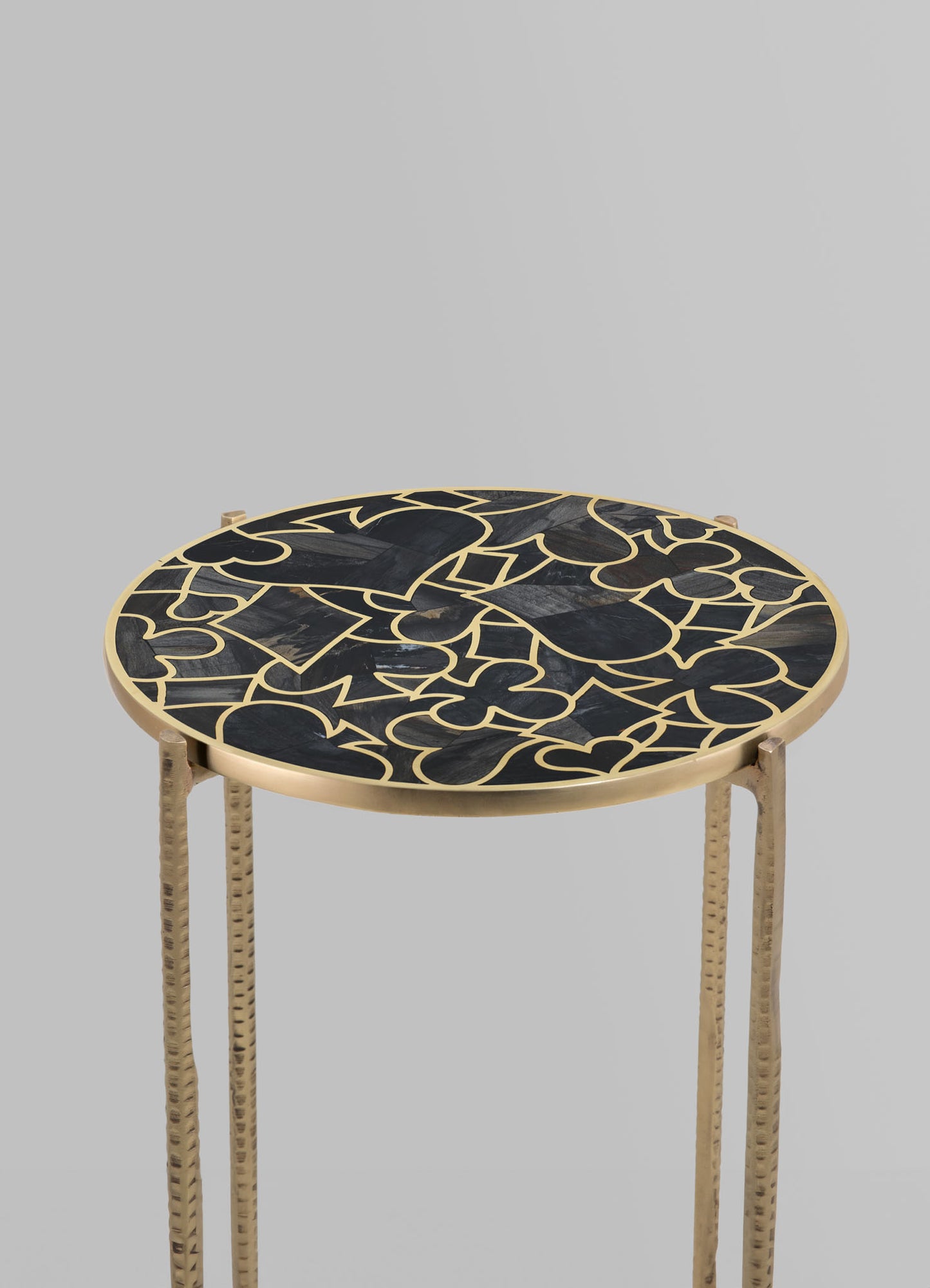 Rummy Black Side Table