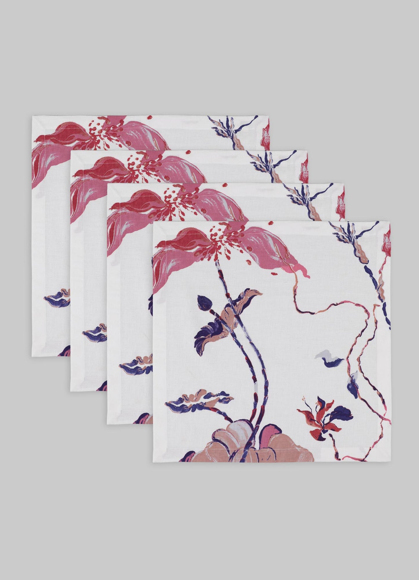 Lotus Pink Napkins - Set of 4