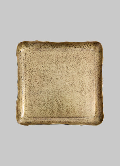 designer brass tray table