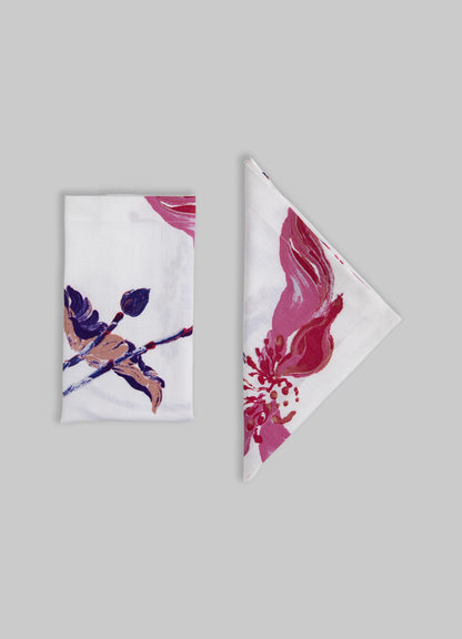 Lotus Pink Napkins - Set of 4