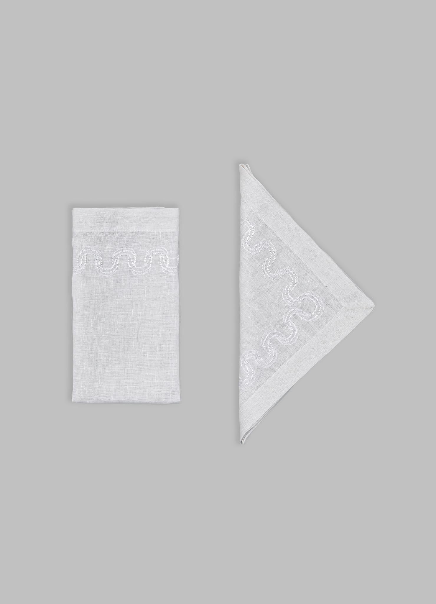 luxury white cotton cloth napkins