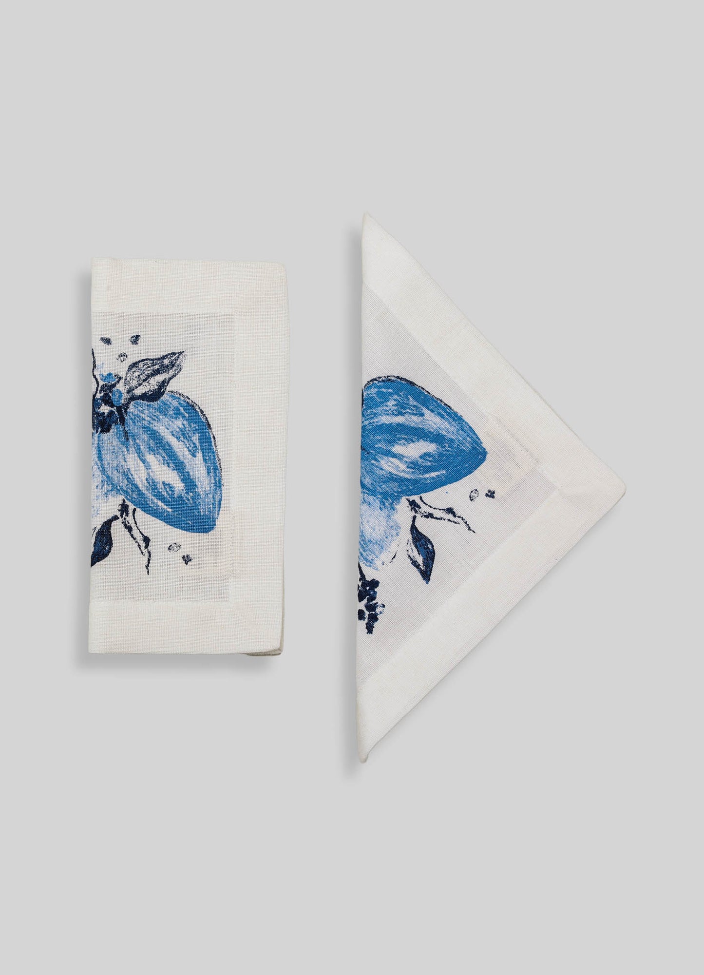 Orchard Blue Cocktail Napkins - Set of 4