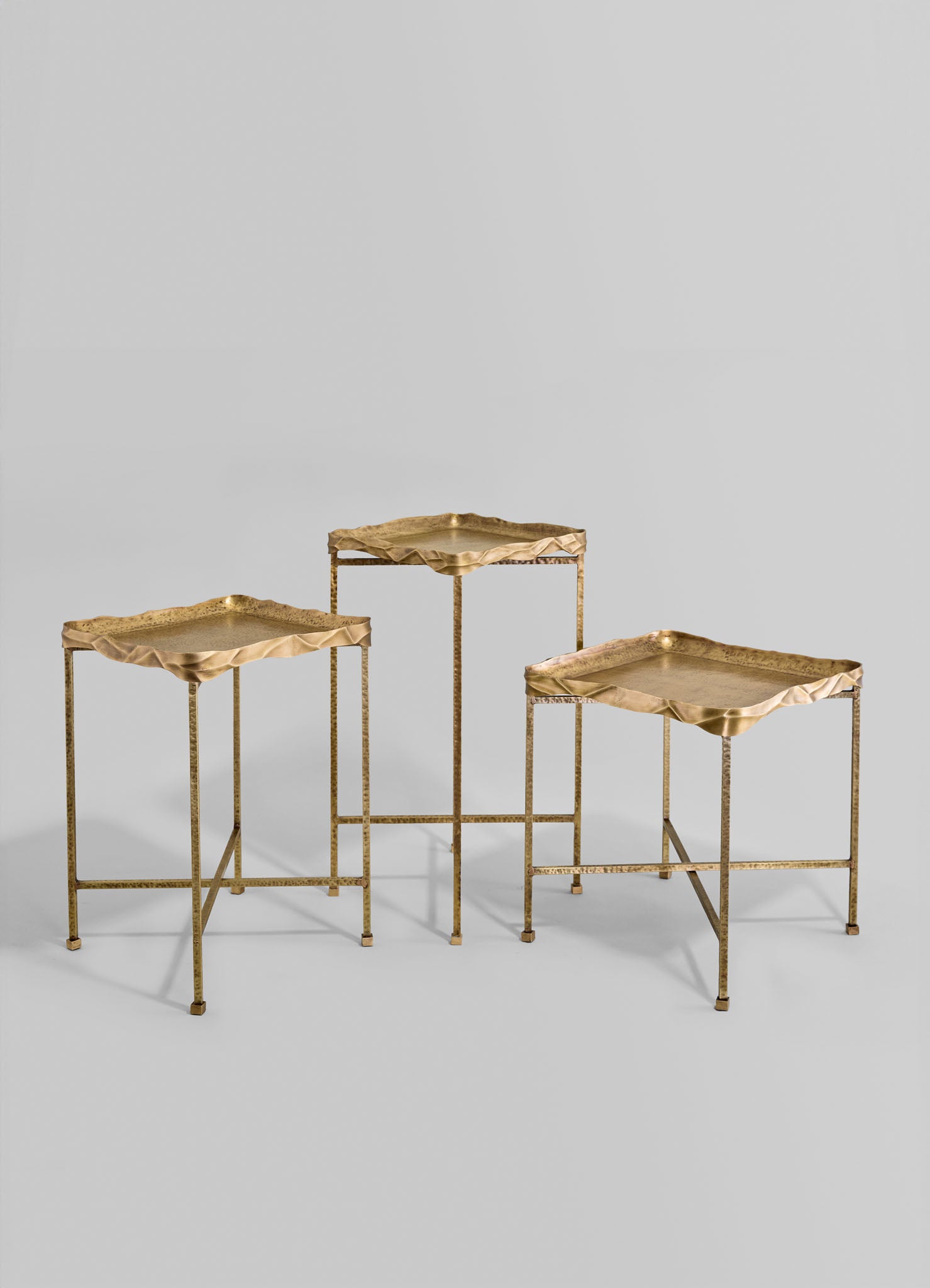 square brass tray table online