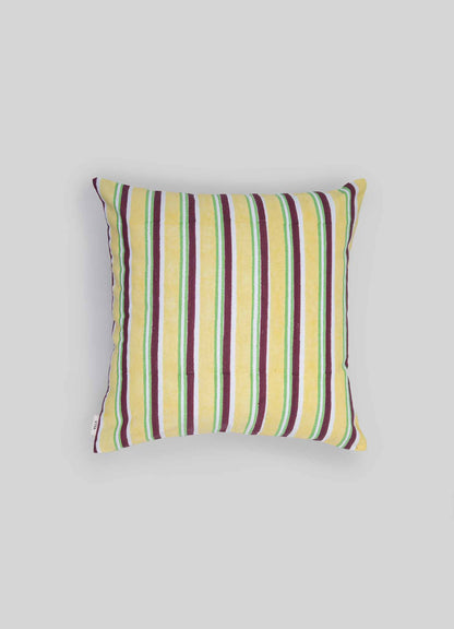 Spring Bouquet Green & Yellow Cushion Cover 18"x18"