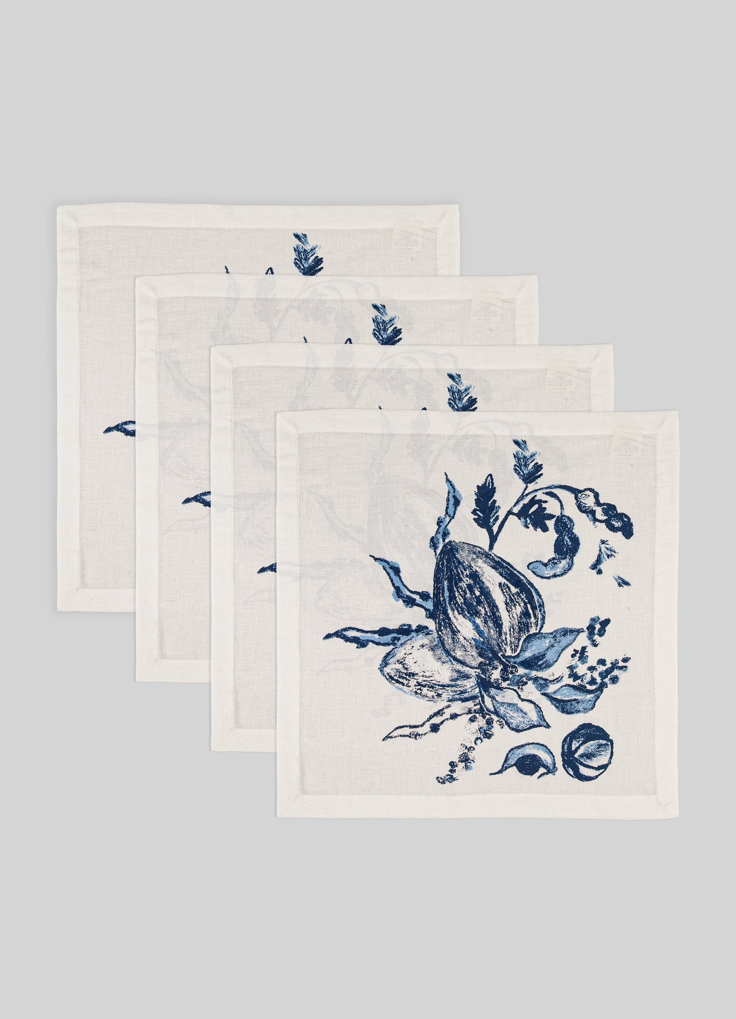 Coconut Blue Napkins - Set of 4