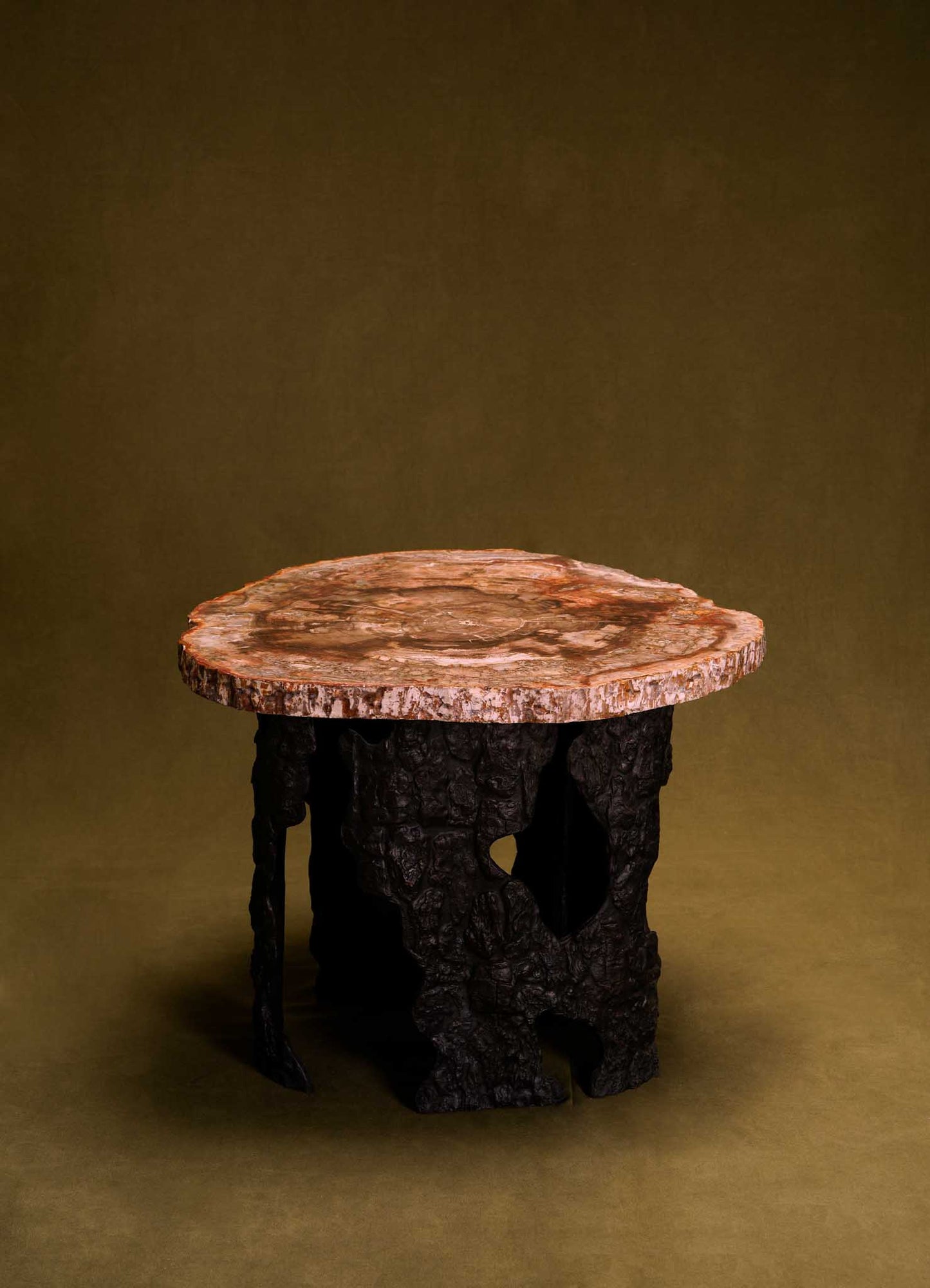 Viya Fossil Side Table