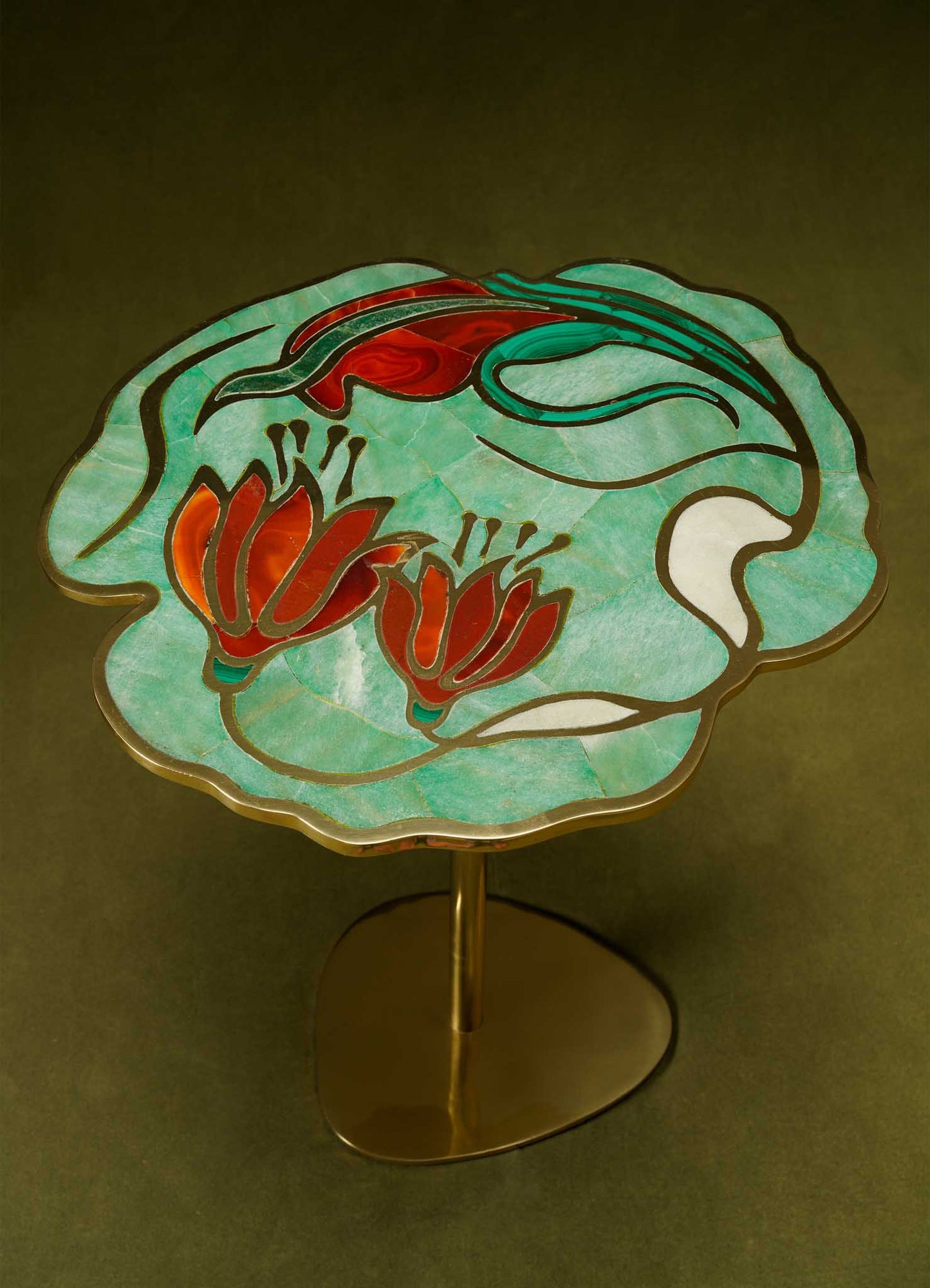 Viya Gulmohar Inlay Side table