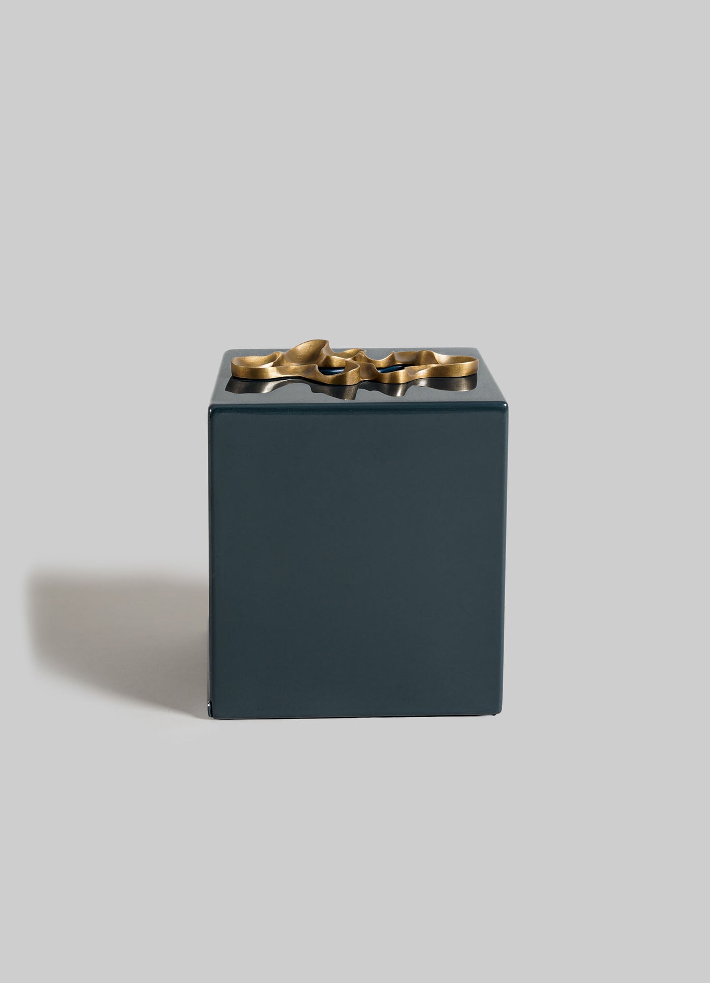 Saffron Dark Blue Tissue Box Small