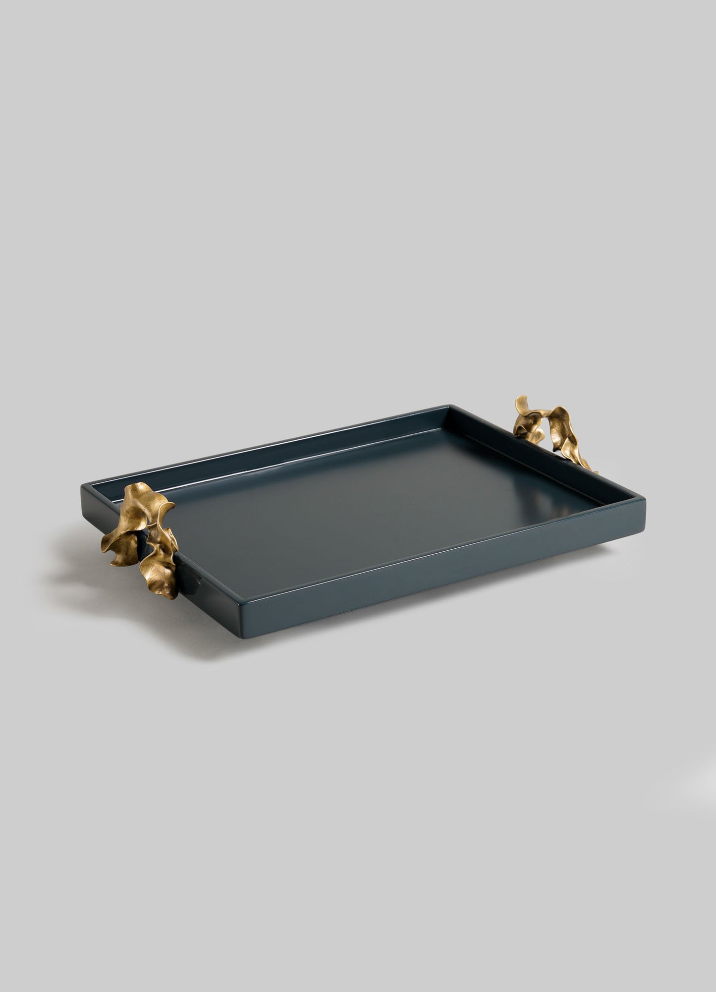 Saffron Dark Blue Towel Tray