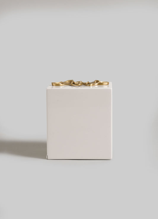 Saffron Ecru Tissue Box Small