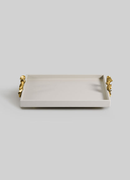 Saffron Ecru Towel Tray