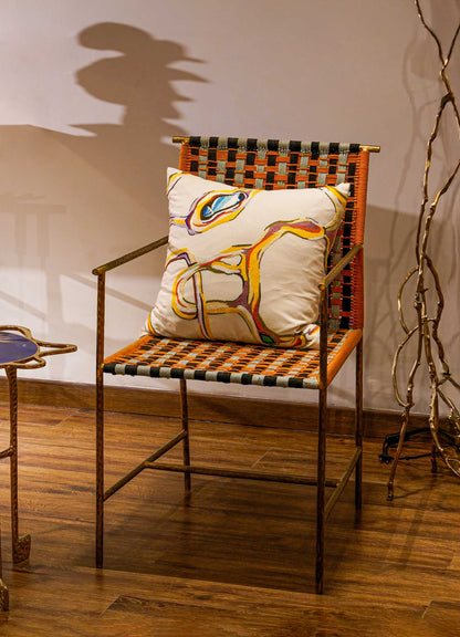 Viya Twist And Knot Chair Multicolor