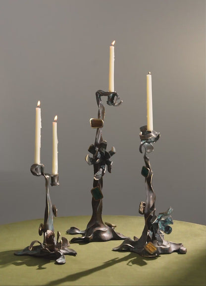 Glory Lily Candle Holder Large