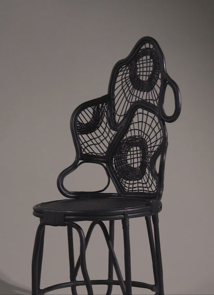 Chakra Black Chair Tall