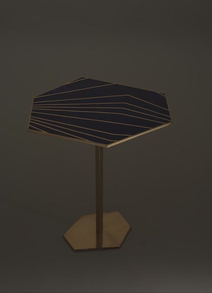 Varanasi Blue Side Table Large