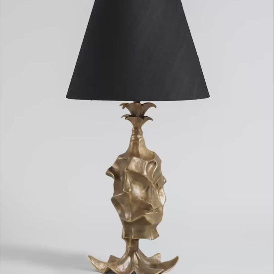 Patra Table Lamp in Brass
