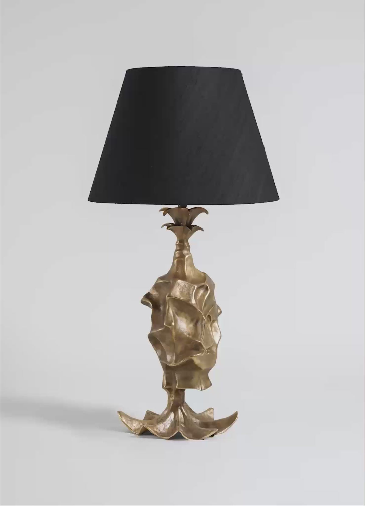 Patra Table Lamp in Brass