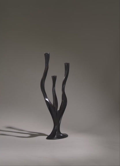 Under The Banyan Bronze Candle Stand Medium